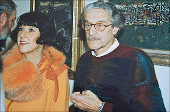 Eugene Brands en Eugenie Brands in galerie Jaski
